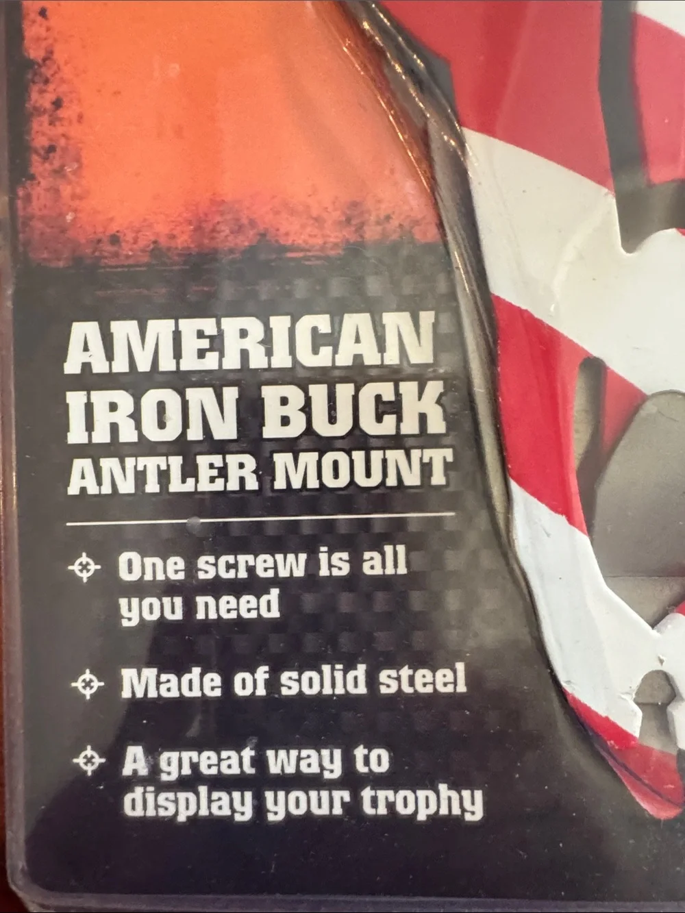 American Iron Buck Antler Mount